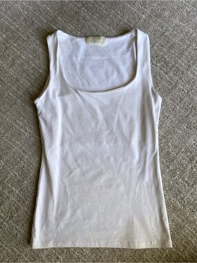 Zara - Scoop neck sleeveless top - Small - White